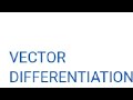 #Vector #Differentiation #RakeshYadavSir #BSc #Sem2 #MathsSolutions #VikramUniversity