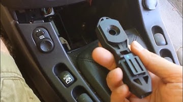 Saturn Vue gearshift cable adjuster fix
