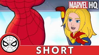 Spidey & Captain Marvel Save the City! | Marvel Super Hero Adventures - Building Bridges