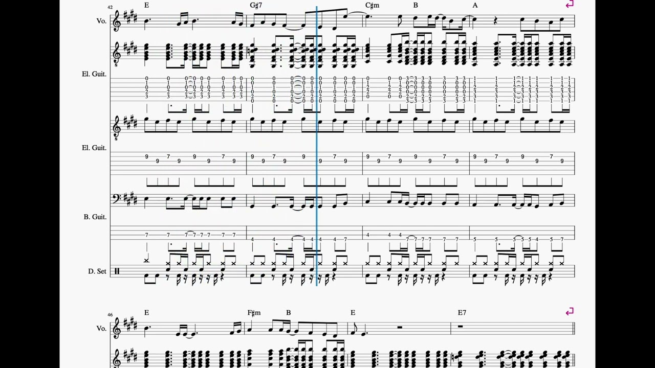 「仮）君を探していた」20230107｜作曲・編曲：うっちー｜BAND SCORE｜TAKE1