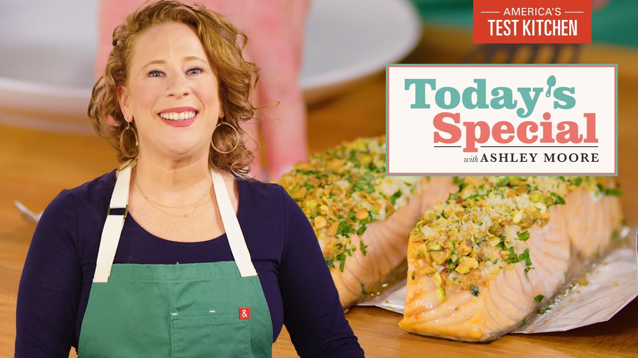 Как приготовить лосось в фисташковой корочке во фритюрнице | Сегодняшний выпуск