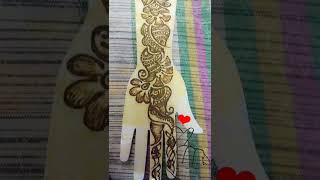 simple bell mehndi design❤️