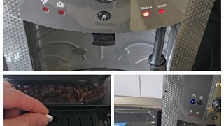 Krups Kahve Makinesi Ea810870 Clean Işığı Yanıyor Tablet Bakım Clean Blinkt