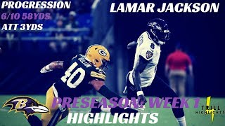 Lamar Jackson Preseason Week 2 Highlights | Progression 08.15.2019