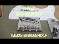 Dimarzio DP318 Super Distortion T  for Telecaster Bridge Pickup Demo (no talking)