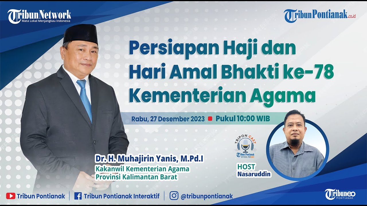🔴 Persiapan Haji dan Hari Amal Bhakti ke-78 Kementerian Agama