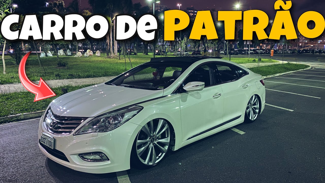 Azera rebaixado com suspensão a ar e rodas aro 22 🔥