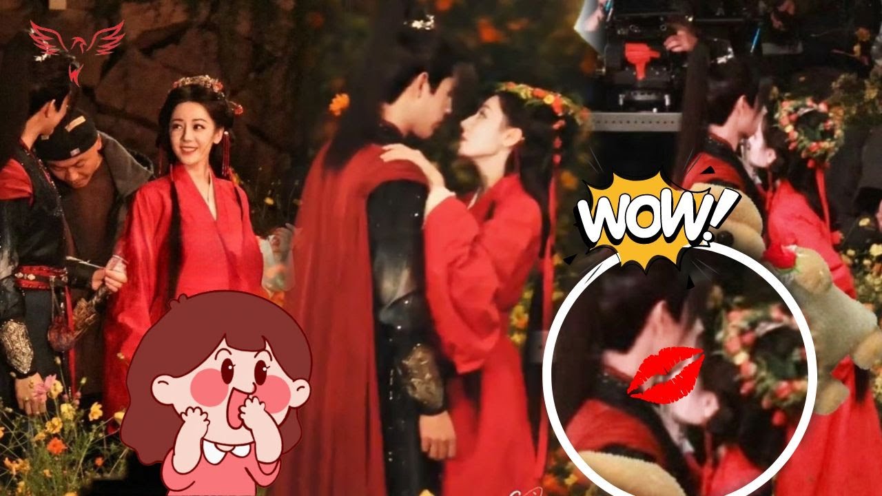 Oh my gosh! The kiss scene in the sea of flowers between Dilireba and Chen Feiyu in 