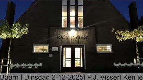 Bijbelkring Ds P. J. Visser 2 december 2025