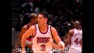 Drazen Petrovic cooking Portland Trail Blazers 1993