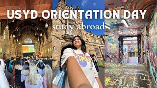 USYD OFFICIAL ORIENTATION DAY | my study abroad experience!