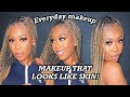 NATURAL FULL COVERAGE Everyday Makeup That LOOKS LIKE SKIN! | Black and WOC Friendly!