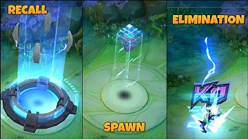 NEW TRANSFORMERS RECALL, SPAWN, ELIMINATION AND NOTIFICATION EFFECT | Mobile Legends