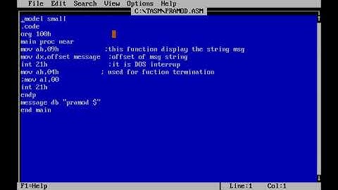 Basic of 80386 programming
