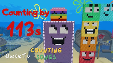 Counting by 113s Song | Minecraft Numberblocks Counting Song | Math and Number Song for Kids