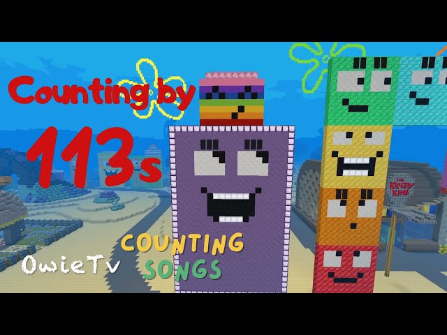 Counting by 113s Song | Minecraft Numberblocks Counting Song | Math and Number Song for Kids class=