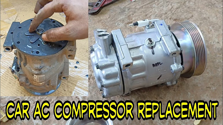 How to fix an ac compressor in a car