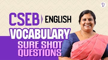 CSEB ENGLISH VOCABULARY SURE SHOT QUESTIONS | COOPERATIVE BANK COACHING CLASS | CSEB EXAM 2025