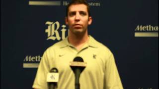 2011 Rice 41, UTEP 37 -- postgame press briefing -- Nick Fanuzzi