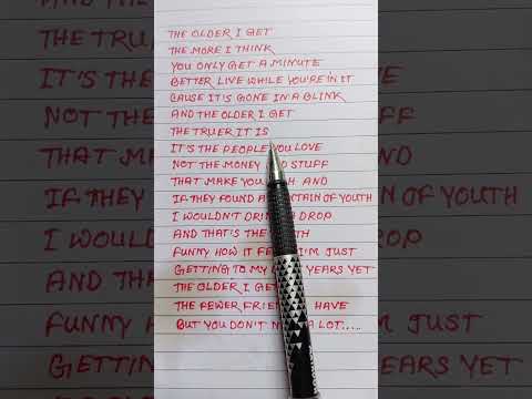Alan Jackson - The Older I Get #shorts #countrymusic #lyrics