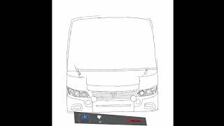 #shorts Kerala zedone tourist bus drawing #stencilart #touristbus #zedone #onenesstouristbus