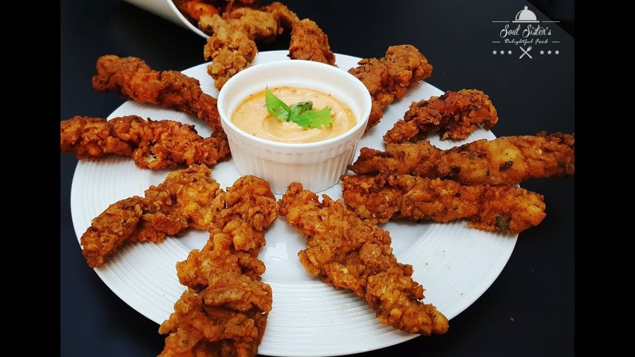 Crispy Chicken Fingers Crispy Chicken Strips Spicy Chicken Fingers