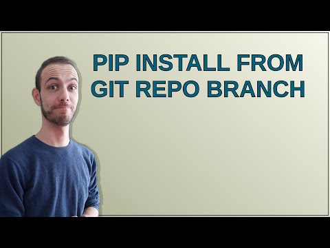 pip install from