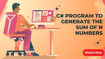 C# Program to Generate the Sum of N Numbers