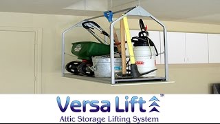 Attic Lift http://www.versaliftsystems.com Are you looking for an Attic Lift? Gaining Access to Attic Storage Space Just Got Easier with 