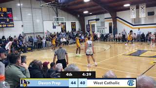 Devon vs West Catholic PCL Quarter Finals