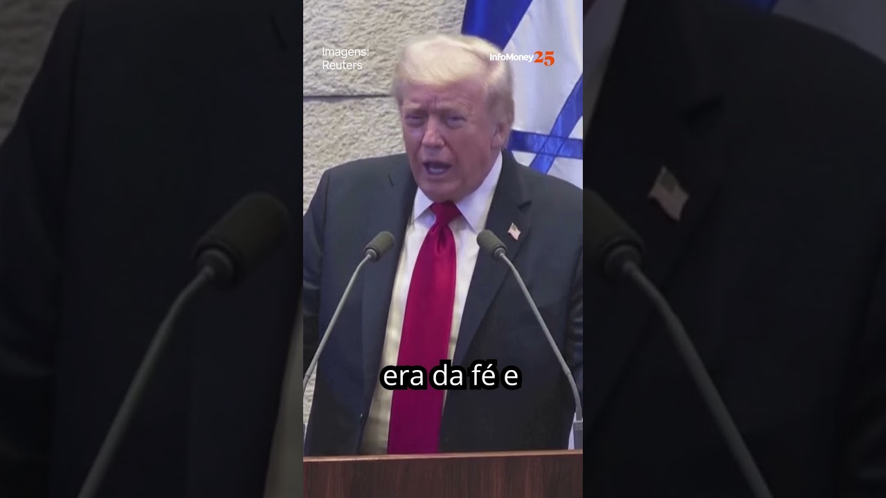 Trump é aplaudido de pé no parlamento de Israel e agradece Netanyahu: "Nova era"