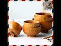 Japanese Style Customizable Solid Wood Bowls