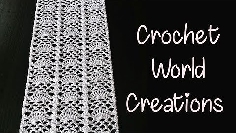 Eye-catching Crochet Pattern, Table Runner, Shawl, Cardigan, Blouse Pattern Tutorial #crochet
