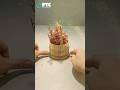 How to make easy Flower pot with wooden Sticks || DIY wooden Sticks 🌺🌺#viral #trending #ytshorts