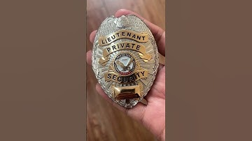 Personalized Custom Designed Badges  #specialagent #shorts #badge #police #security