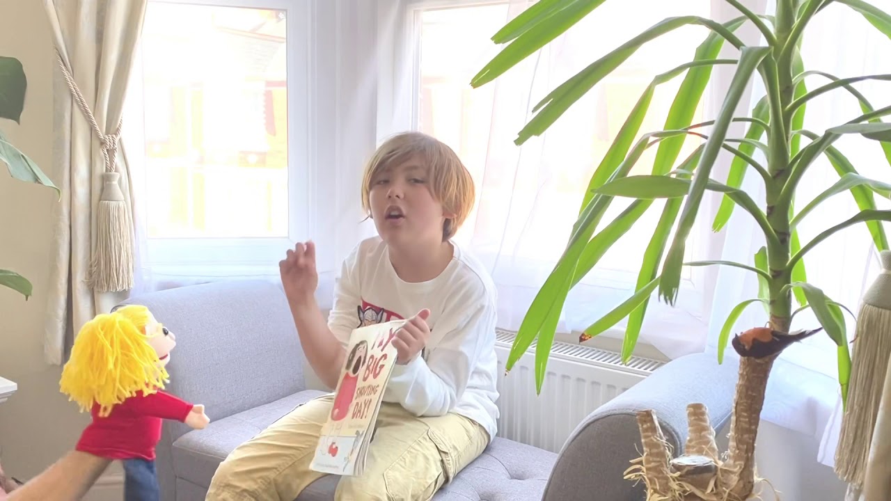 Story time with Jamie - My Big Shouting Day! By Rebecca Patterson