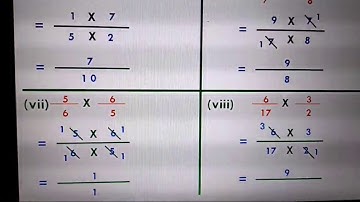 STD. 6 (Maths) Practice Set : 12 (Multiplication of Fractions)
