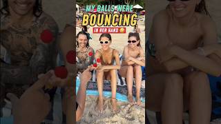 my balls were bouncing in her hands 🤣 #closeupmagic #streetmagic