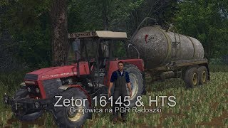 Gnojowica na PGR Radoszki! ☆ Zetor 16145 & HTS ㋡ Rolnik z Pasją! screenshot 4