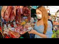 Cambodian food tour, Walking tour at traditional market in Phnom Penh 2021