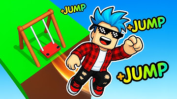 Ik heb MAXIMALE AFSTAND gevlogen in de Roblox swingsimulator...