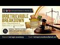 Concept of Irretrievable Breakdown of Marriage