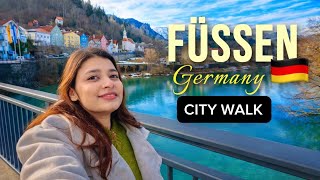 Füssen Germany Walking Tour City Center Walk In Bavaria 4K