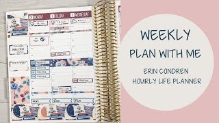WEEKLY PLAN WITH ME | ERIN CONDREN HOURLY | AUGUST 31-SEPTEMBER 6