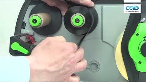 cab SQUIX tutorial: Loading ribbon base version / Transferfolie einlegen Basisversion