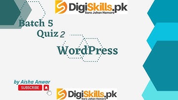 wordpress quiz 2 batch 5 | dstp 2.0 batch 05 wordpress quiz 2 solution 2023
