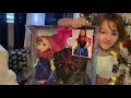 Christmas morning 2019 opening presents with jojo siwa tickets iPhone 11and Rebecca Zamolo merch