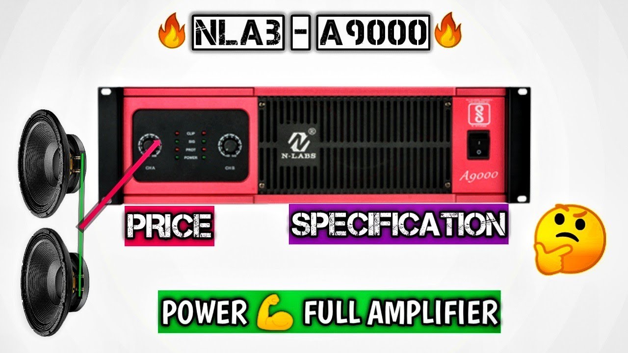 Discover the N Lab A9000 🔥 Power Amplifier: Quality and Affordability IN HINDI