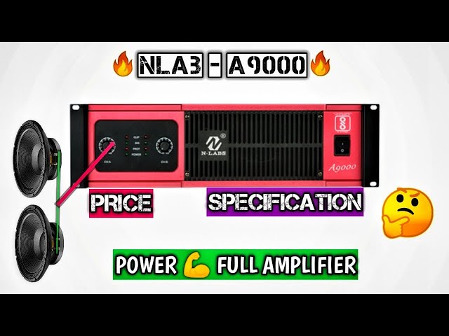 Discover the N Lab A9000 🔥 Power Amplifier: Quality and