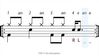 Every 16th-Note Fill – Beginner Drum Exercises